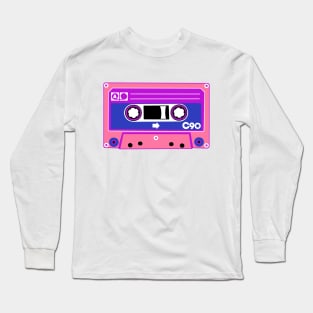 Gender Fluid Flag Cassette Long Sleeve T-Shirt